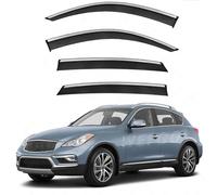 ZWBC Car Window Deflectors for INFINITI QX50 MK1-J50-2 2014-2018, Guard Deflector Durability Waterproof Side Window Wind Deflectors Car Accessories