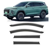 ZWBC Car Window Deflectors for Jetour Shanhai L9 MK2 2023-2026, Guard Deflector Durability Waterproof Side Window Wind Deflectors Car Accessories