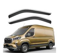 ZWBC Car Window Deflectors for LDV Deliver 9 MK1 2019-2025, Guard Deflector Durability Waterproof Side Window Wind Deflectors Car Accessories