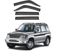 ZWBC Car Window Deflectors for Mitsubishi Shogun Pinin MK1 1998-2015, Guard Deflector Durability Waterproof Side Window Wind Deflectors Car Accessories