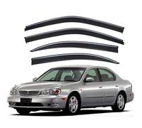 ZWBC Car Window Deflectors for Nissan Cefiro MK3-A33 1998-2004, Guard Deflector Durability Waterproof Side Window Wind Deflectors Car Accessories