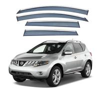 ZWBC Car Window Deflectors for Nissan MURANO MK2-Z51 2008-2014, Guard Deflector Durability Waterproof Side Window Wind Deflectors Car Accessories