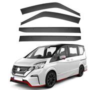 ZWBC Car Window Deflectors for NISSAN SERENA MK5-C27 2017-2021, Guard Deflector Durability Waterproof Side Window Wind Deflectors Car Accessories