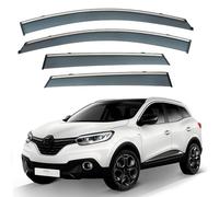 ZWBC Car Window Deflectors for Renault Kadjar MK1 2016-2022-2025, Guard Deflector Durability Waterproof Side Window Wind Deflectors Car Accessories