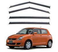 ZWBC Car Window Deflectors for SUZUKI Swift MK1-RS 2005-2009, Guard Deflector Durability Waterproof Side Window Wind Deflectors Car Accessories