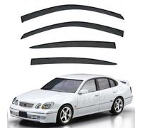 ZWBC Car Window Deflectors for Toyota Aristo MK2-S160 1998-2005, Guard Deflector Durability Waterproof Side Window Wind Deflectors Car Accessories