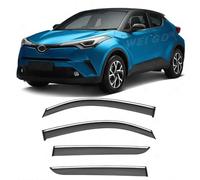 ZWBC Car Window Deflectors for TOYOTA IZOA MK1-AX10-AX50 2016-2023, Guard Deflector Durability Waterproof Side Window Wind Deflectors Car Accessories