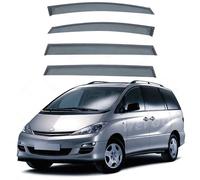 ZWBC Car Window Deflectors for TOYOTA Previa MK2-XR30/XR40 2000-2005, Guard Deflector Durability Waterproof Side Window Wind Deflectors Car Accessories