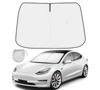 ZWBC Car Windscreen Sun Shade for VW For Golf 7 MK7 MK7.5 GTI R GTE GTD 2016 2017 2018 2019 2020, Anti-UV Sunscreen Dust Protector Front Window Windshield Cover Visor, Interior Accessories,