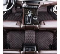 ZWBC Custom Leather Car Floor Mats for Land Rover Range Rover Vogue 2012-2022 (RHD), Full Coverage Cover Leather Front Rear Row Auto Floor Mat,Blackred