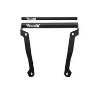 ZWBHNB GPS Stand Motorcycle GPS Navigation Plate Bracket For VOGE Valico DS525X 525DSX 12mm/22mm Expansion Crossbar Phone Holder Stand Bracket Bar(BLACK 1,12+22mm)
