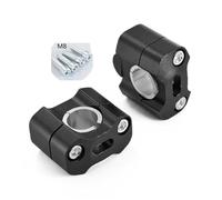 ZWBHNB Height Adjuster Motorcycle Handlebar Riser Clamp For H&onda CRF300L CRF250L CRF 230 450L CRF250F 250 450 R/X Extension Height Clamp Raising Device(BLACK)