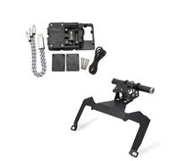 ZWBHNB Mobile Phone Holder Stand GPS Navigation Plate Bracket For H&onda For Forza350 For Forza125 For Forza-350 For Forza-125 2020-2022 Phone Mount Navigation Bracket(BLACK 1)
