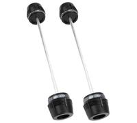 ZWBHNB Motorbike Front Rear Wheel Axle Fork Sliders Crash Protector Drop Falling Protection For MT07 FZ-07 FZ07 2018-2023 falling protector(Titanium,Front Rear)