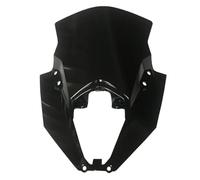 ZWBHNB Motorcycle Double Bubble Windshield Deflectors Protector Wind Screen For For Ninja 650 EX650 ER-6F ER6F 2020-2023 Front Windscreen Cover(Black)