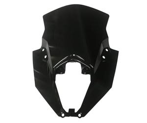 ZWBHNB Motorcycle Double Bubble Windshield Deflectors Protector Wind Screen For For Ninja 650 EX650 ER-6F ER6F 2020-2023 Front Windscreen Cover(Black)