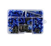 ZWBHNB Motorcycle Fairing Bolts For For CBR600RR For CBR900RR 177PCS Bodywork Screws Windscreen Nut Kit Fastener Clips(BLUE)