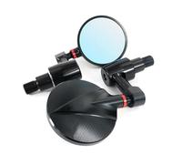 ZWBHNB Motorcycle Fold The Rear View Mirror For Tmax 500 2001-2011 Tmax 530 2013-2021 Tmax 560 Handle Bar End Mirrors Side Reversing Mirrors(RED)