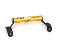 ZWBHNB Motorcycle GPS Navigation Plate Bracket For Benelli TRK 702X 702 X TRK702X TRK702 X Mobile Phone Holder Stand Accessories Phone Mount Navigation Bracket(Yellow)