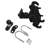 ZWBHNB Motorcycle GPS Navigation Plate Bracket For Benelli TRK702 TRK 702 X TRK702X 2022 2023 + Handlebar Adapter Phone Holder Stand Phone Mount Navigation Bracket(BLACK 2)
