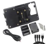 ZWBHNB Motorcycle Mobile Phone Holder Stand For B&MW G310GS G 310 GS G310R 2017-2022 GPS Navigation Plate Bracket Accessories Phone Mount Navigation Bracket(XXL)