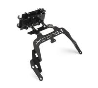 ZWBHNB Motorcycle Phone Stand Holder Support For KYMCO XCITING S 400 Xciting S400 GPS Navigation Plate Bracket Accessories Phone Mount Navigation Bracket(Black 3)