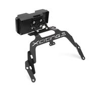 ZWBHNB Motorcycle Phone Stand Holder Support For KYMCO XCITING S 400 Xciting S400 GPS Navigation Plate Bracket Accessories Phone Mount Navigation Bracket(BLACK 1)