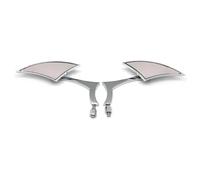 ZWBHNB Motorcycle Side Rear View Mirror For VTX1300C Fury VT13CX VT1300CX 8mm 10mm Screws Left Right Reflector Mirror Side Reversing Mirrors(Chrome)