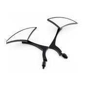 ZWBHNB Motorcycle Side Rear View Mirror For VTX1300C Fury VT13CX VT1300CX 8mm 10mm Screws Left Right Reflector Mirror Side Reversing Mirrors(Black)