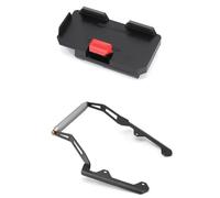ZWBHNB Motorcycle Windshield Phone Holder GPS Navigation Bracket For APRILIA Sr Gt200 SR GT200 GT 200 2022 2023 Adapter Holder Kit Phone Mount Navigation Bracket(Black 4)
