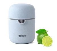 ZWCEGND Lemon Squeezer Simple Manual Citrus Orange Juicer Small Portable Lime Juicer Cup with Two Ways of Use for Different Fruits