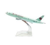 ZWCHGJ 16cm Fit For Aviation Boeing B777 Die Cast Metal Alloy Plug-in Airplane Model With Plastic Brackets Hobby Playgame Kit