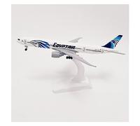 ZWCHGJ 19cm For EGYPT AIR B777 Static Airline Die-Cast Alloy Miniature Airplane Model With Stand Playkits