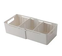 ZWCHGJ Closet Organizer Plastic Wardrobe Clothes Organizer Visible Foldable Storage Boxes Drawer Separation Box for Home Jeans T-shirt Socks Panty