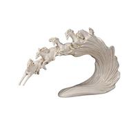 ZWCHGJ Sculpture Modern Minimalist Lucky Horse Ornaments Office Desk Bookcase Horse to Success Art Decorations Statues (Size: M) Novelty Gift