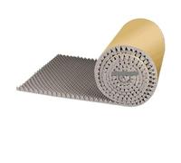 ZWCSHUU Acoustic Foam Panels 1Pc 50x200cm Acoustic Foam Self-adhesive Egg Sound Insulation Panel High Density Studio KTV Office Wall Panel 2/3.5cm Thickness(Grey,2cm)