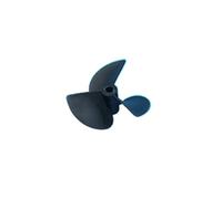 ZWCSHUU Boat Propeller Boat 3 Blades Propellers for 3mm/4mm/4.8mm Shaft Blade Plastic Paddles(D55.0mm Positive)