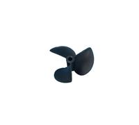 ZWCSHUU Boat Propeller Boat 3 Blades Propellers for 3mm/4mm/4.8mm Shaft Blade Plastic Paddles(D55.0mm Reverse)