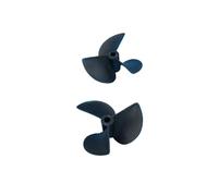 ZWCSHUU Boat Propeller Boat 3 Blades Propellers for 3mm/4mm/4.8mm Shaft Blade Plastic Paddles(D55 Positive Reverse)