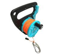 ZWCSHUU Cave Diving Reel 150ft Line Dive Wreck Cave Diving Reel with Handle Thumb Stopper Clip Hook for Underwater Scuba