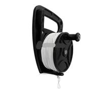 ZWCSHUU Cave Diving Reel Black Plastic Compact Scuba Diving Wreck Cave Dive Reel Kayak Anchor & Handle, Thumb Stopper, 150ft Line