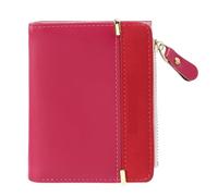 ZWCSHUU Fashion Women Coin Purse Mini Clutch Short Wallet Card Holder Female Hasp Mini Clutch for Girl Coin Purse Small Wallet Women's Wallets(Rose red)