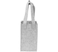 ZWCSHUU Felt Wine Tote Bag Holder 1Pcs Felt Wine Storage Bag Portable Red Holder Bottle Carrier Simple(Light Grey)