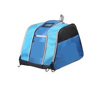 ZWCSHUU Ice Skate Bag Adjustable Shoulder Strap Ski Boot Roller Portable Multifunction Skating Backpack Skates Ski Boot Backpack(Blue)