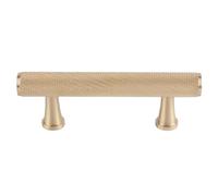 ZWCSHUU Kitchen Cabinet Pulls 20PCS Knurled Solid Brass Light Kitchen Cabinets Pull Drawer(100mm)