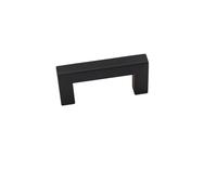 ZWCSHUU Kitchen Cabinet Pulls 20PCS Modern Cabinet Handle Square Furniture(Black,Hole pitch64mm)