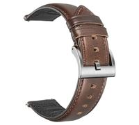 ZWCSHUU Leather Replacement Bands PU Leather Watch Bands, Quick Release Wrist Straps in 18mm, 19mm, 20mm, 21mm, 22mm for Men Women(Color 2,20mm)