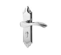 ZWCSHUU Stainless Steel Indoor Silent Anti-Theft Door Handle, Universal Bathroom Lock, Room, Solid Wood Door Handles