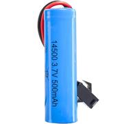ZWDCVFGK 14500 3.7v Sm-2p 500mah Single Rechargeable lithium Battery Battery Cell large Capacity Rechargeable