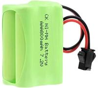 ZWDCVFGK 7.2V 800mAh AAA Rechargeable NiMH Battery Pack, with SM-2P Connector Battery Packs